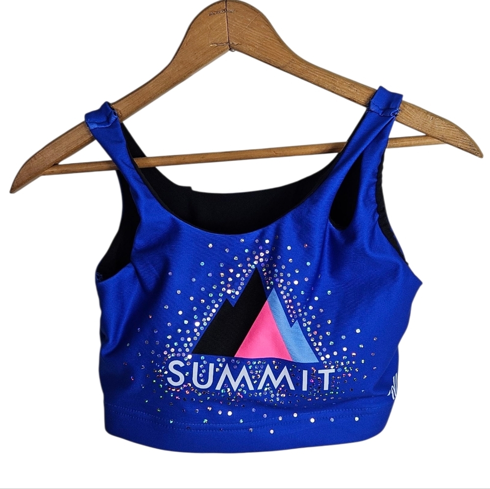 Varsity Blue Sports Bra Summit